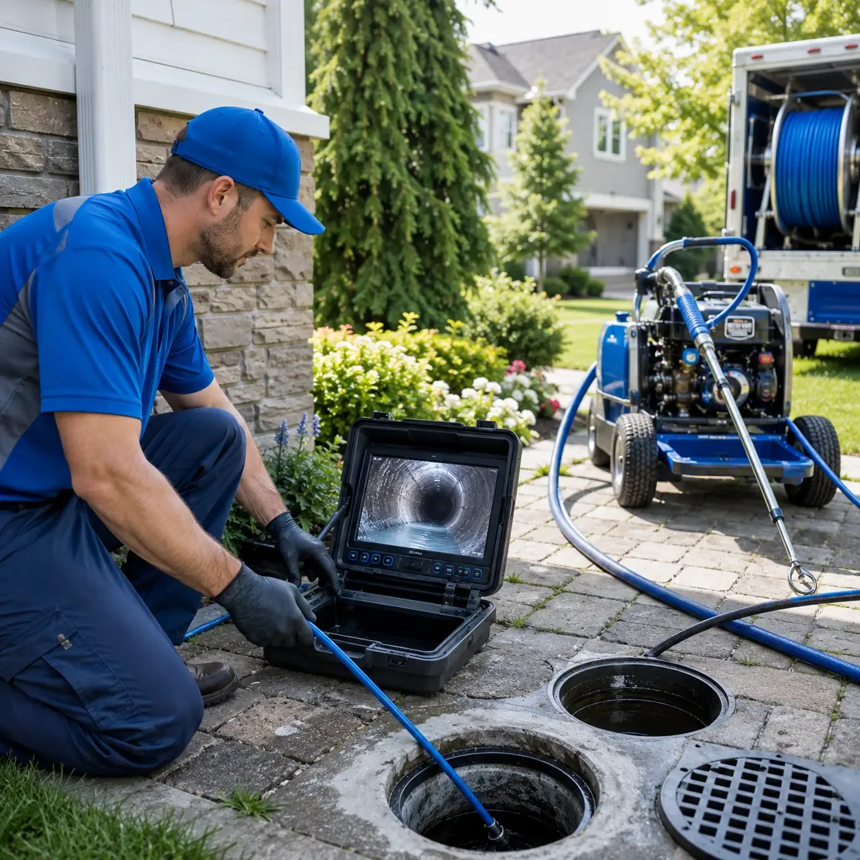 Outdoor drain cleaning professionals serving Drain, OR